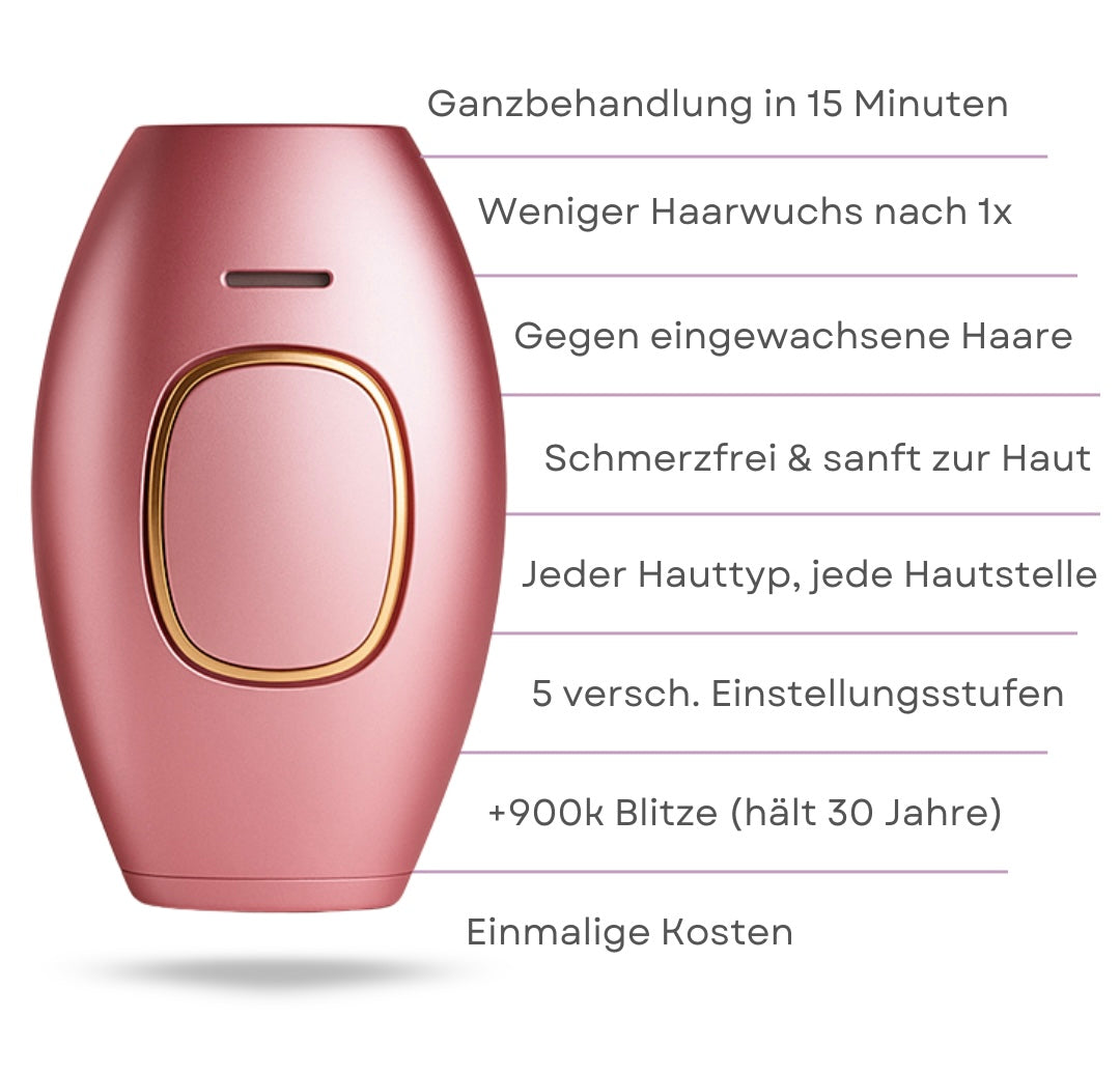 Ylvis IPL Hair Remover I Die führende Laser-Haar-Entfernung für Zuhause